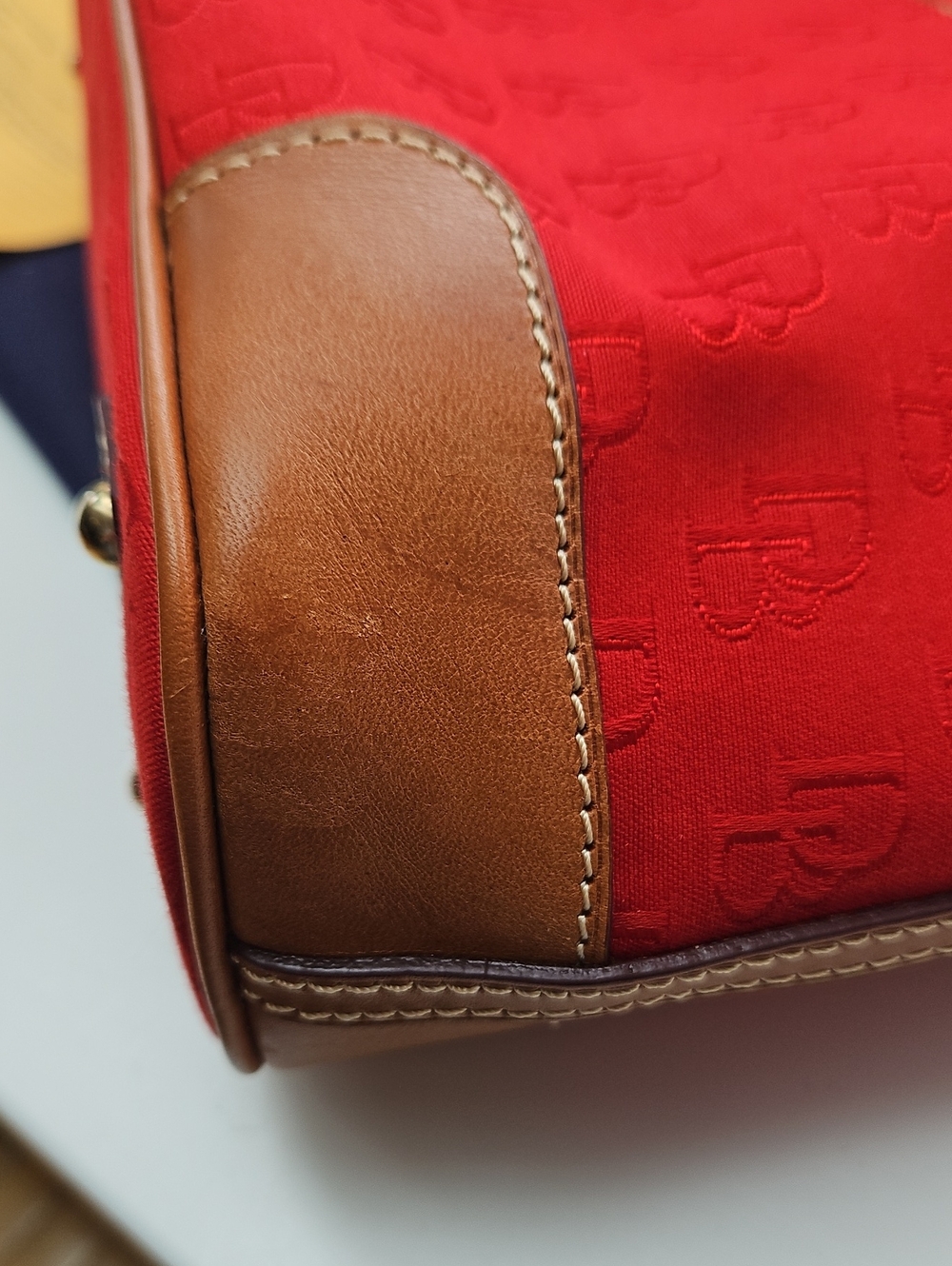 🌹 BIG WEEKEND SALE Dooney & Bourke Red Richmond Shopper Tote - Picture 15 of 16